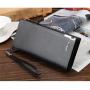 OEM013 Men Wallets Classic Long Style Card Holder Male Men Purse PU Leather Zipper Large Capacity Brand Luxury Wallet For Men