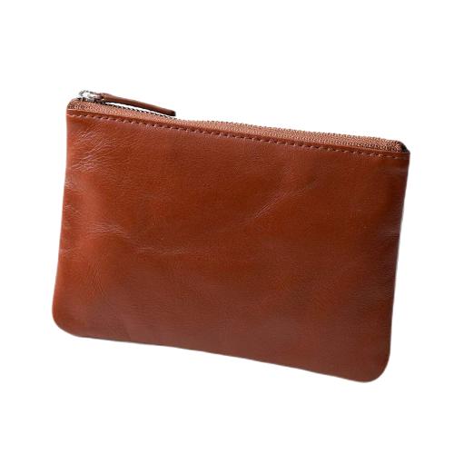 Eco friendly travel  makeup organizer small portable leather cosmetic make up bag