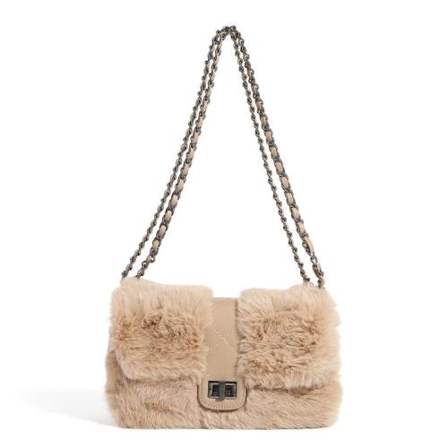2024 Custom Faux Fur Shoulder Sling Bag For Fashionable Women Ladies Crossbody
