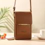 New Crossbody Touch Screen Solid Color Simple One Shoulder Phone Bag for Women