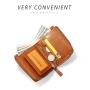 KBW145 Hot Sale Men Wallet Fashion PU Leather Zip Men Leather Wallet Money Clip RFID Multi-card Space Function ID Card Holder