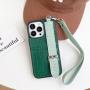 Custom Name Design Logo Back Cover Genuine Leather Mobile Cell Phone Cases For Iphone 14 15 Pro Max Plus Phone Case Bulk