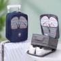 HR627 Travel Shoes Storage Bag Unisex Sport Cation Waterproof and Dustproof Shoe Packing Bag Oxford Double Layer Shoes Bag