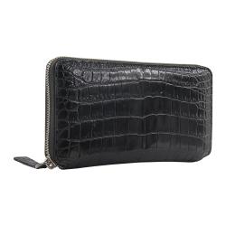 new design men's zipper customized leather mens long wallet phone holder purse men wallet with zip