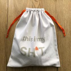 Soft Drawstring Cotton Hat Beret Packaging Bag Scarf Boot Storage Pouch