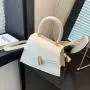 Texture fashion handbag niche ladies design bag 2024 pu crossbody bag simple women shoulder bag