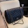 Embroidery Carry On Single Shoulder Bag Large Capacity Rhombus Crossbody Bag Popular Women's Bag