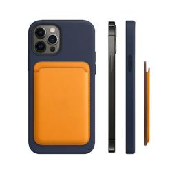 Hot Sales Magnetic PU Leather Credit Card Holder Wallet Case Thin Slim for iPhone 12