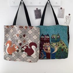 Retro Tote Canvas Bag Custom Ins Large Capacity Portable Mummy Case One-shoulder Student Class Bag