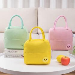 Gelory Portable factory direct sale picnic cooler bag oxford cloth work lunch box bag hand carry kids lunch bags