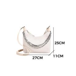 2024 New Arrival Bolsos De Mujer Trendy Shoulder Bag Chain Crossbody Bag ladies handbag tote leather hand bag for women