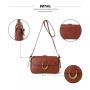 2024 new fashion retro ladies handbag special texture shoulder bag ladies Pu leather crossbody bag