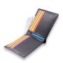 Rfid blocking vintage black men wallet high quality genuine leather wallet