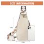 Customized Vintage Sling Bag Fanny Pack Leather Pu Printing Shoulder Crossbody Sling Bag Waist Bag For Women