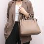 2024 Custom Vegan Leather Hand Bag For Women Ladies Purse Handbag With Metal Handle