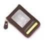 KHF033 2023 RFID Men's Wallet Money Clip Creative Crazy Horse Card Case Card Holder Buckle Coin Purse Key Bag