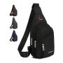 Gelory Fashion Multifunctional Single Shoulder Bag  Crossbody Chest Bag Fanny Pack With Earphone Hole For Travel Outdoor Sports
