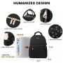 LOVEVOOK Hot sale Cute Fashion Waterproof Daypack for Work Travel College Girls Lightweight Women Mini Backpack with USB