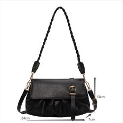 Gelory Customized Ladies Casual Handbags Crossbody Bags Trendy Pleated Underarm Shoulder Bags For Women