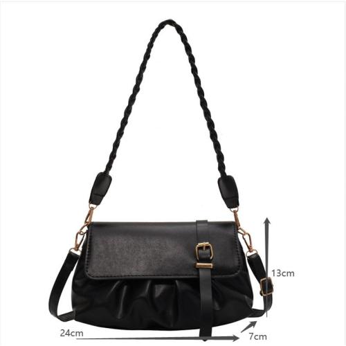 Gelory Customized Ladies Casual Handbags Crossbody Bags Trendy Pleated Underarm Shoulder Bags For Women