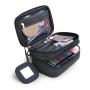 Two-layer design Pouch Zip multicapacity Frosted Zipper Pouch Plastic Makeup Pouch Toiletry Beauty Wash Kit Bags