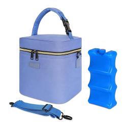 Wholesale Promotional Thermal Insulated Breastmilk Baby Bottle Lunch Cooler Bag Fits 6 Breastmilk Baby Bottles Cooler Tote Bag