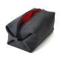 Cosmetic travelling bag travel organizer leather zipper bags