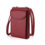 Stylish Women Mobile Phone Bag, Nice PU Leather Wallet Cute Small Ladies Purse Travel Mini Shoulder Strap Phone Bag