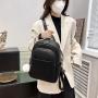 2024New French retro PU women's backpack large capacity fashion comfortable girls shoulder bag design ladies backpack