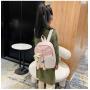 ZF324 Children's Backpack Kindergarten Little Bear Cute Light Cartoon Schoolbag Safety Kids Bag Soft Baby Bag