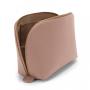 Nice leather makeup brush holder zipper travel pouch cosmetic carry pouch