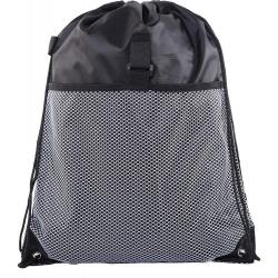 Gelory Unisex Drawstring Cinch Gym Bag Backpack With Mesh Pocket Tote Sack For Outdoor Sporting Camping Training Hiking