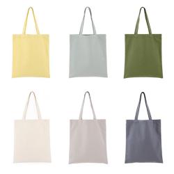 Factory Wholesale Cotton Canvas Shopping Bag Portable Environmental Protection Shoulder Bag Blank for DIY Hand-Painted Designs