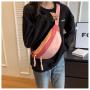 ZR854 New Unisex Chest Bag Waterproof Shoulder Bag Sports Travel Crossbody Leisure Nylon Business High Quality Bag Print logo