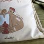 Small Gift Drawstring Canvas Bags With Logo Custom Packaging Bag Canvas Drawstring Bag