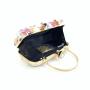 Fashion Flower Decoration Luxury Handmade Beaded Clutch Handbag High Quality Beautiful Flowers Handbags For Women