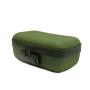 Green carbon herbs smelly proof stash box bag for accessories with combination lock waterproof zipper  no smell EVA case