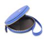 Custom coin purse eco saffiano pu leather mini round coin wallet for girls