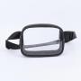 Custom Portable Durable Portable Sports Travel Men PVC Zipper Stadium Approved Bags Clear Waist Pack Handbag Clear Chest Bag