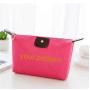 OEM Bolso Para Maquillaj Wholesale Mini Waterproof Lady Custom Cosmetic Pouch Travel Makeup Beauty Nylon Novation Toiletry Bag