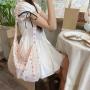 ZWY093 New Striped Flower Cotton Shoulder Bag Wholesale Fashion Girls Crossbody Bag Travel Work Picnic Vacation Shoulder Bag