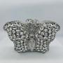 New luxury stone clutch bag butterfly inlaid with diamonds woman evening bags rhinestone bags purse