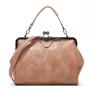 New women's shoulder bag with diagonal cross British retro large bag