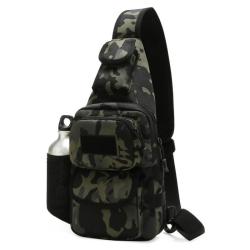 ZR744 Hot Selling Chest Bag Men New Shoulder Bag Sports Travel Crossbody Bag Leisure Solid Color Oxford Cloth Satchel Outdoor
