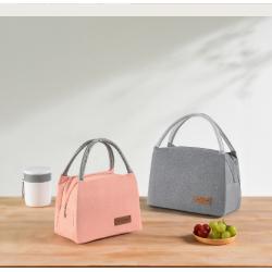Multifunction Cooler Bag Multicolor Waterproof Women Hand Pack Thermal Breakfast Box Portable Picnic Lunch Bag