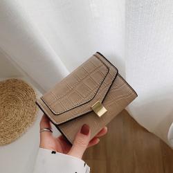 Custom wallet Small credit card bag change portable decorative zipper niche design plus logo