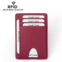RFID Safe Men's Microfiber Leather Wallets Anti-Theft Short Wallet Credit Card Purse Holder Cash Clip Slim Wallets For man