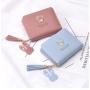 OEW191 PU Leather Coin Purse Short Multiple Card Slots Wallet Cartoon Cute Bear Ladies Wallets And Purses Women Mini Card Holder