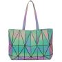 LOVEVOOK Fashion Boutiques geometric folding bag Large inventory Drop shipping luminous women handbags