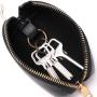 ZR236 Men's Car Key Bag Large Capacity Multi-function Soft Leather Women's Small Wallet Mini Handbag